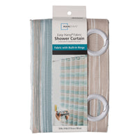 Mainstays Ombre Sweep Easy Hang Hookless Fabric Shower Curtain, 70