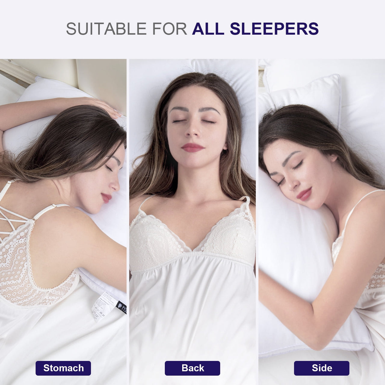 SORMAG Bed Pillows 2 Pack Down Alternative Pillows for Bed Queen Size Set of 2 Soft Hotel Collection Gusseted Cooling Pillow 20 x 30 inches