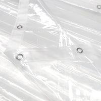 Barossa Design PEVA Clear Plastic Shower Curtain Liner Lightweight with 3 Magnets, Waterproof -72