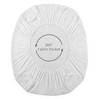 JPHOME Queen Size Quilted Fitted Mattress Pad Cover, 100% Waterproof Mattress Protector, Deep Pocket Fitted 8