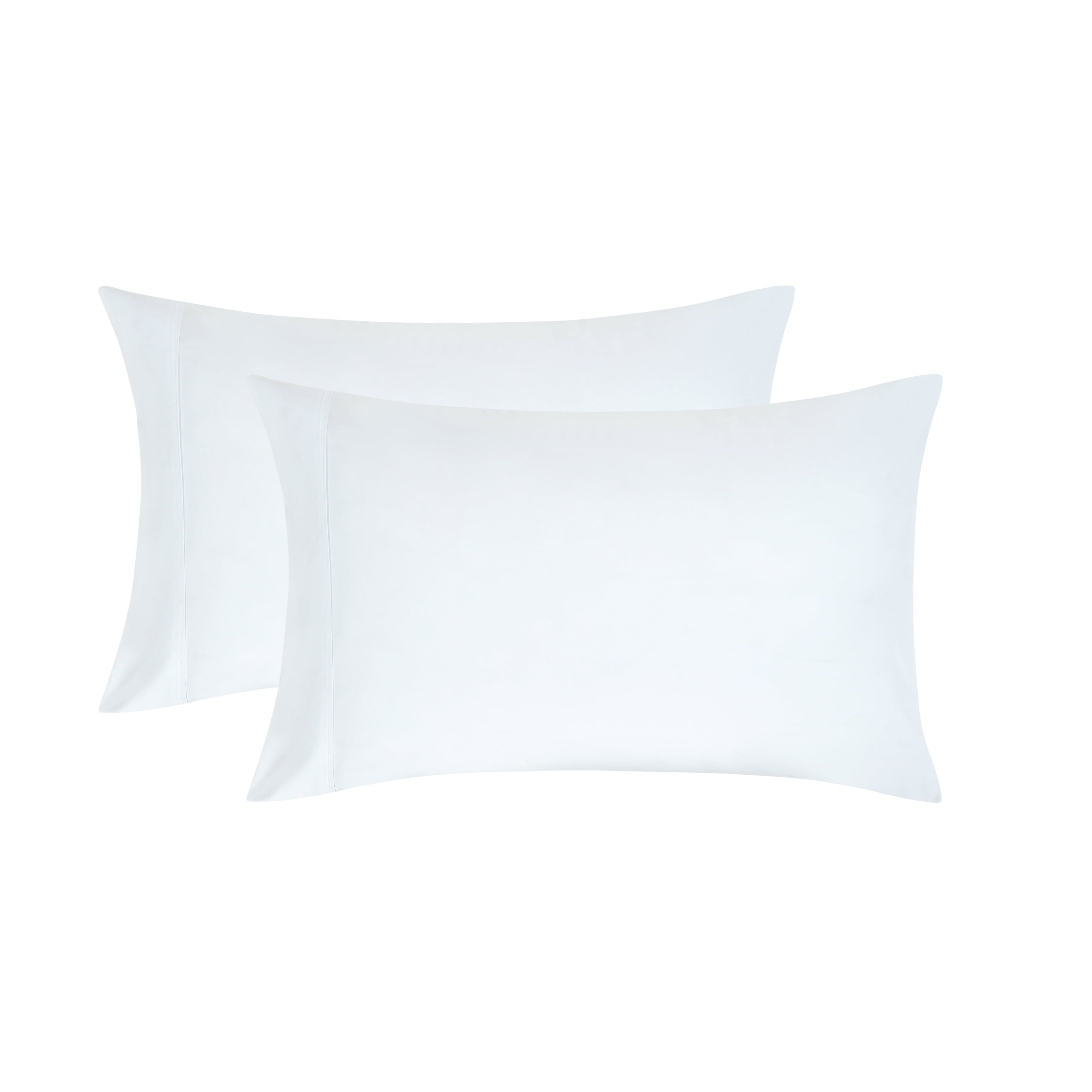 Mainstays Super Soft Brushed Microfiber Bed Sheet Set, Arctic White, Queen, 4 Piece