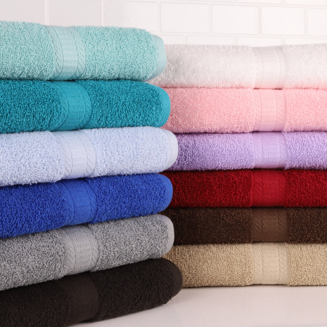 Mainstays Basic Bath Sheet,Soft 100% Cotton and Highly Absorbent Bath Sheet, Tan