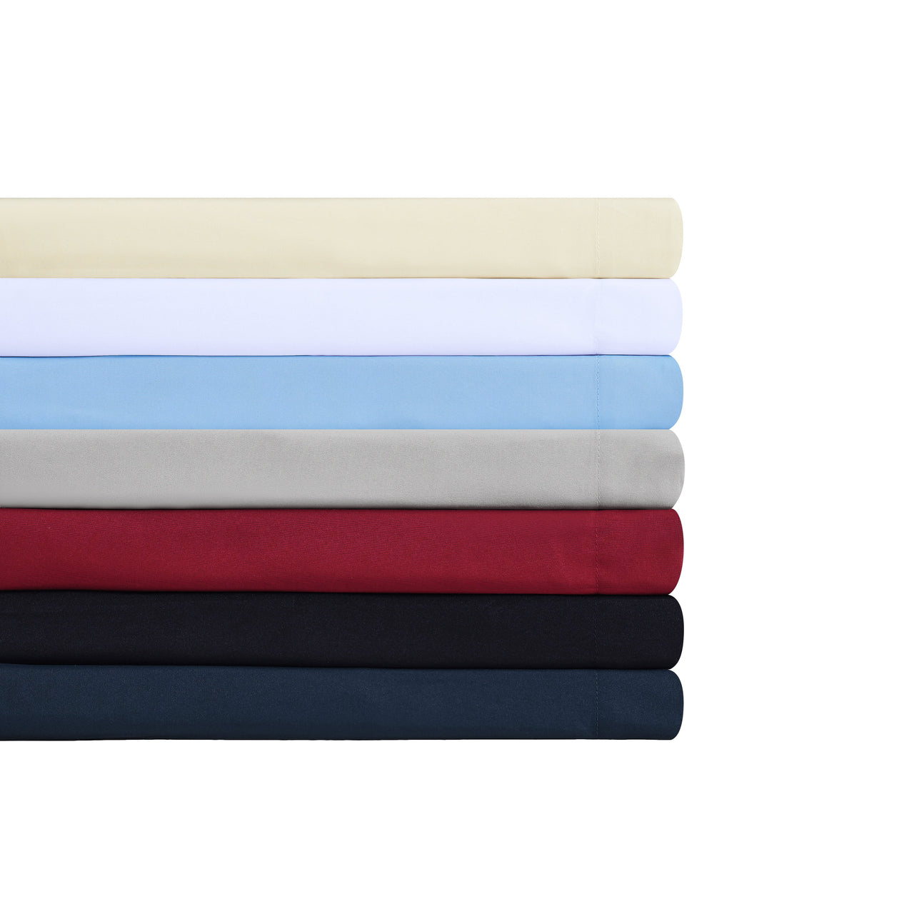 Mainstays Basic Value Microfiber Bed Sheet Set, Light Blue, Queen, 4 Piece