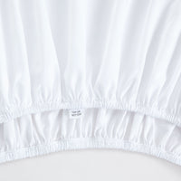 Mainstays Super Soft Brushed Microfiber Bed Sheet Set, Arctic White, Queen, 4 Piece