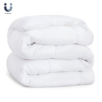 U by Bedsure Queen Comforter Duvet Insert, All Season Down Alternative, Fluffy Soft Bedding, Machine Washable with 8 Corner Tabs (White, 88x88 Inches)