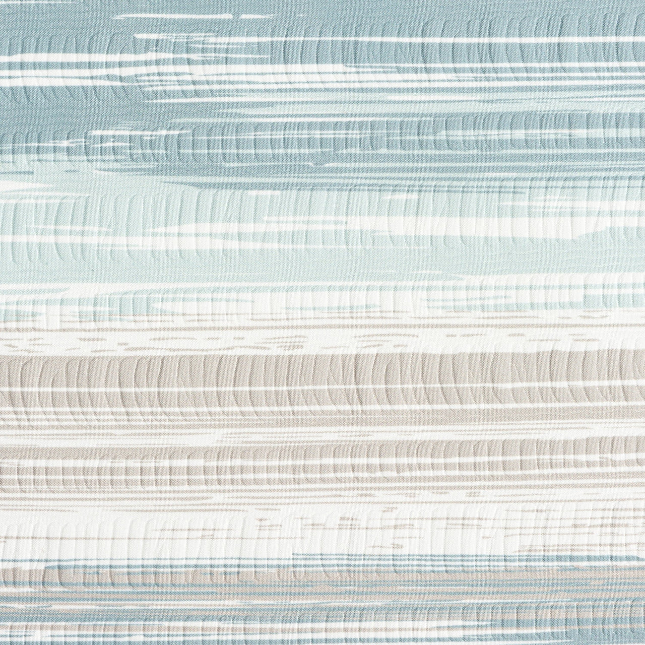 Mainstays Ombre Sweep Easy Hang Hookless Fabric Shower Curtain, 70" x 74", Blue, Green, Taupe