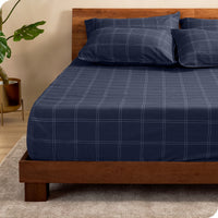 Bare Home Luxury 1800 Collection Fitted Sheet, Ultra-Soft, Deep Pocket, Queen, Gray