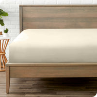 Bare Home Luxury 1800 Collection Fitted Sheet, Ultra-Soft, Deep Pocket, Queen, Gray