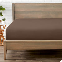 Bare Home Luxury 1800 Collection Fitted Sheet, Ultra-Soft, Deep Pocket, Queen, Gray