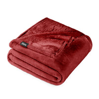 Bare Home Microplush Fleece Blanket - 300 GSM - Fuzzy Microfleece - Soft & Plush - Full/Queen, Gray