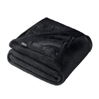 Bare Home Microplush Fleece Blanket - 300 GSM - Fuzzy Microfleece - Soft & Plush - Full/Queen, Gray