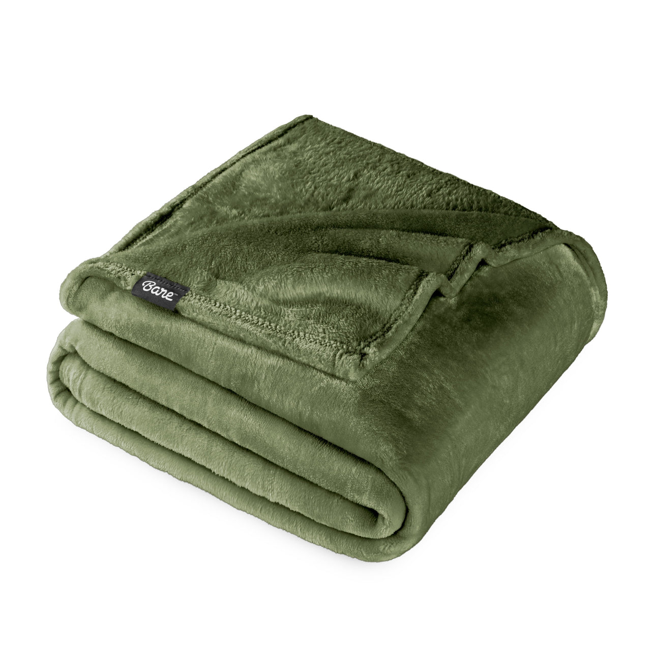 Bare Home Microplush Fleece Blanket - 300 GSM - Fuzzy Microfleece - Soft & Plush - Full/Queen, Gray