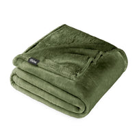 Bare Home Microplush Fleece Blanket - 300 GSM - Fuzzy Microfleece - Soft & Plush - Full/Queen, Gray