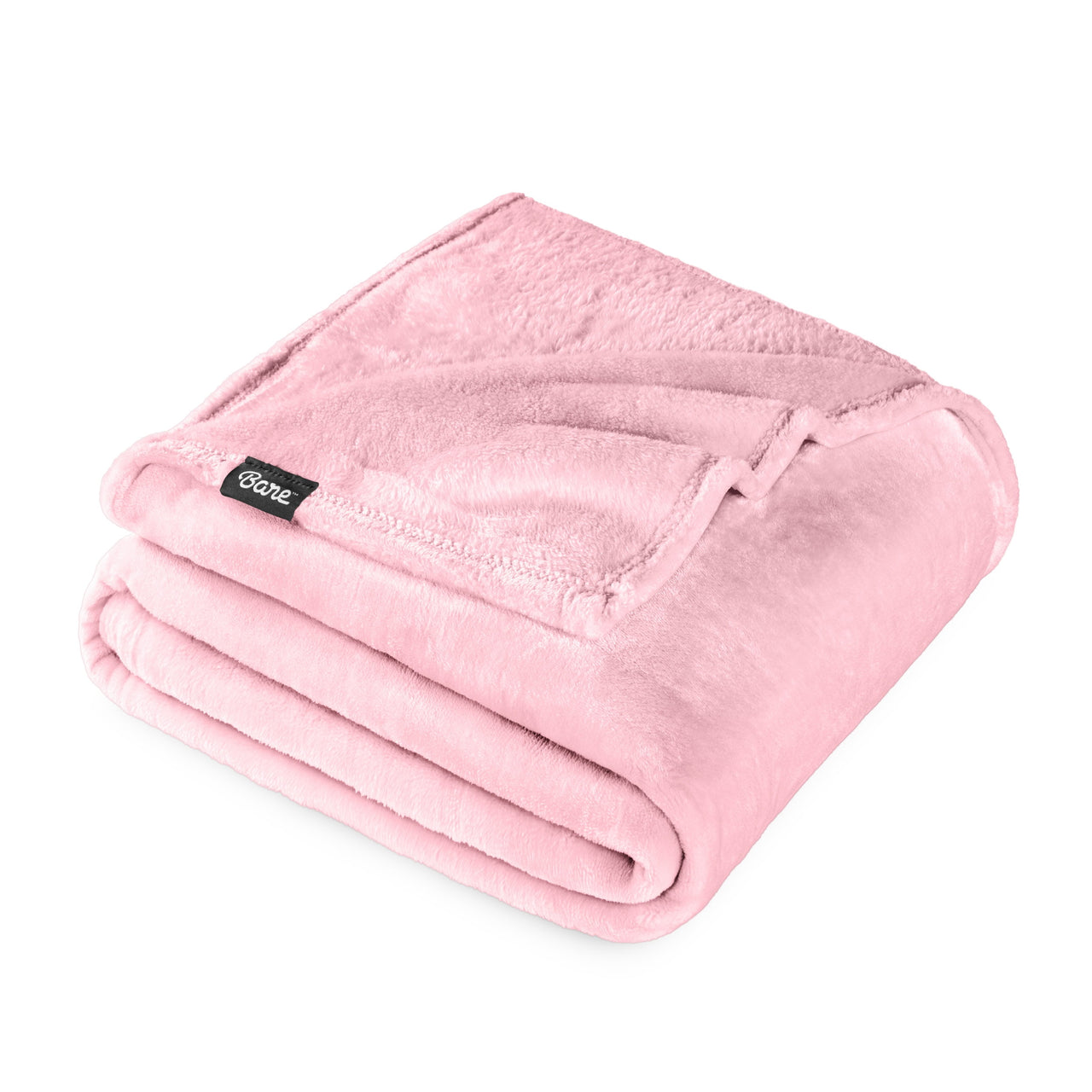 Bare Home Microplush Fleece Blanket - 300 GSM - Fuzzy Microfleece - Soft & Plush - Full/Queen, Gray