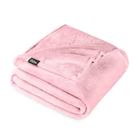 Bare Home Microplush Fleece Blanket - 300 GSM - Fuzzy Microfleece - Soft & Plush - Full/Queen, Gray
