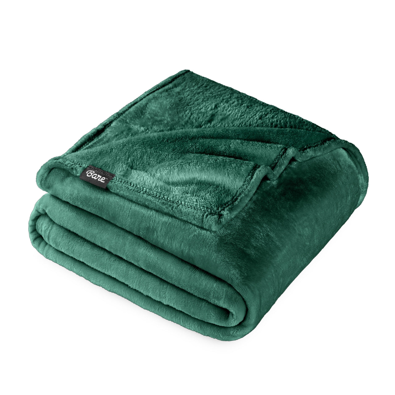 Bare Home Microplush Fleece Blanket - 300 GSM - Fuzzy Microfleece - Soft & Plush - Full/Queen, Gray