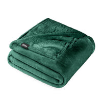 Bare Home Microplush Fleece Blanket - 300 GSM - Fuzzy Microfleece - Soft & Plush - Full/Queen, Gray