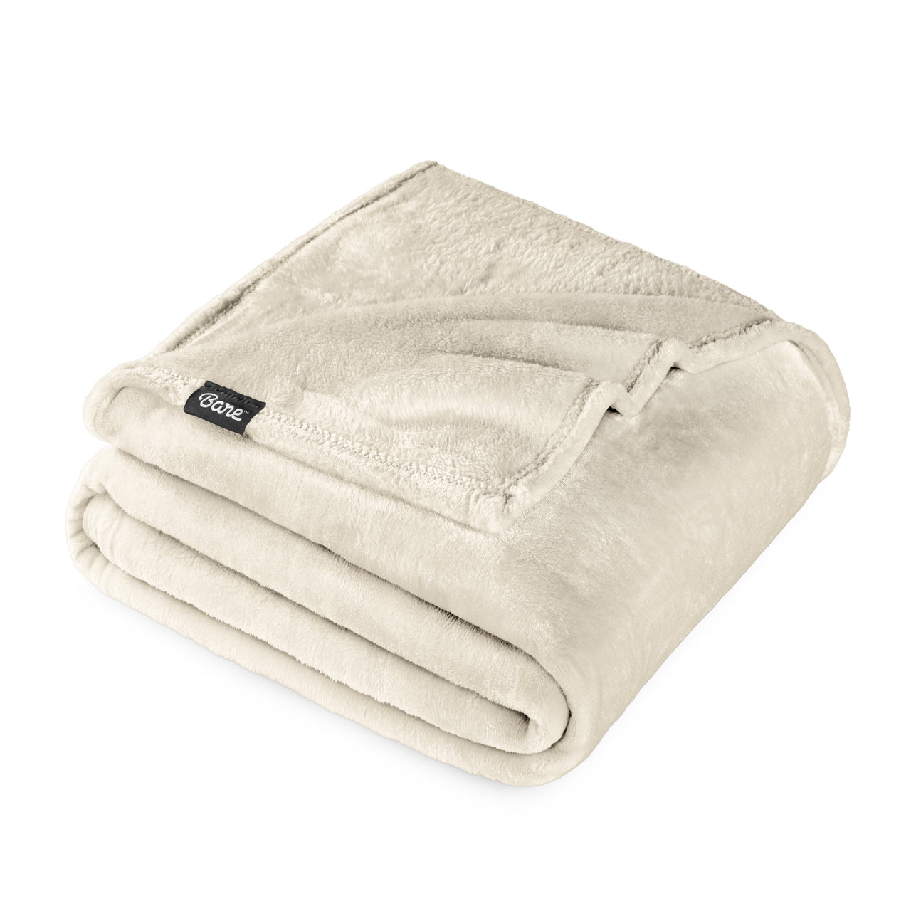 Bare Home Microplush Fleece Blanket - 300 GSM - Fuzzy Microfleece - Soft & Plush - Full/Queen, Gray