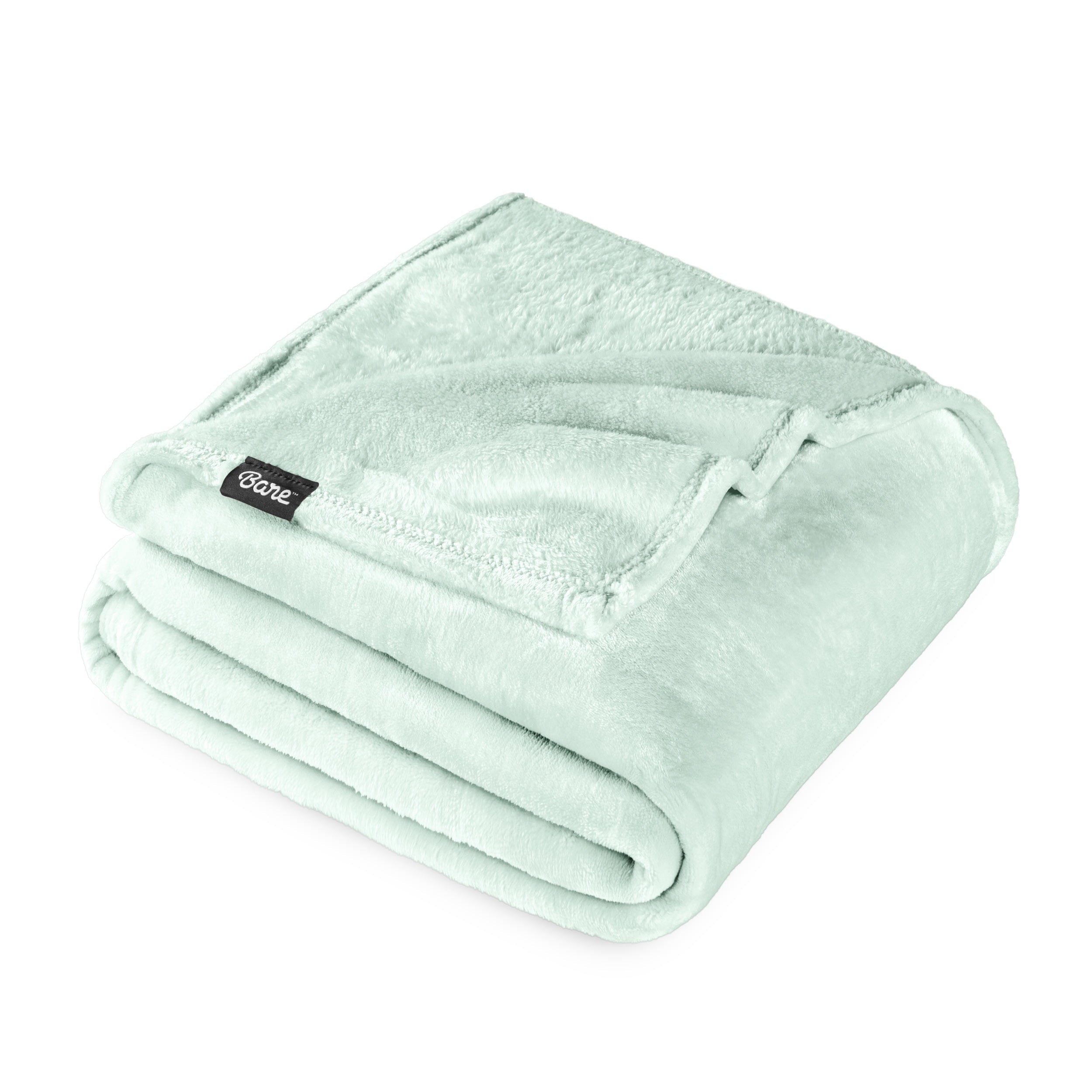 Bare Home Microplush Fleece Blanket - 300 GSM - Fuzzy Microfleece - Soft & Plush - Full/Queen, Gray