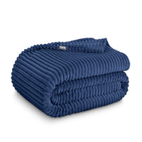 Bare Home Microplush Fleece Blanket - 300 GSM - Fuzzy Microfleece - Soft & Plush - Full/Queen, Gray