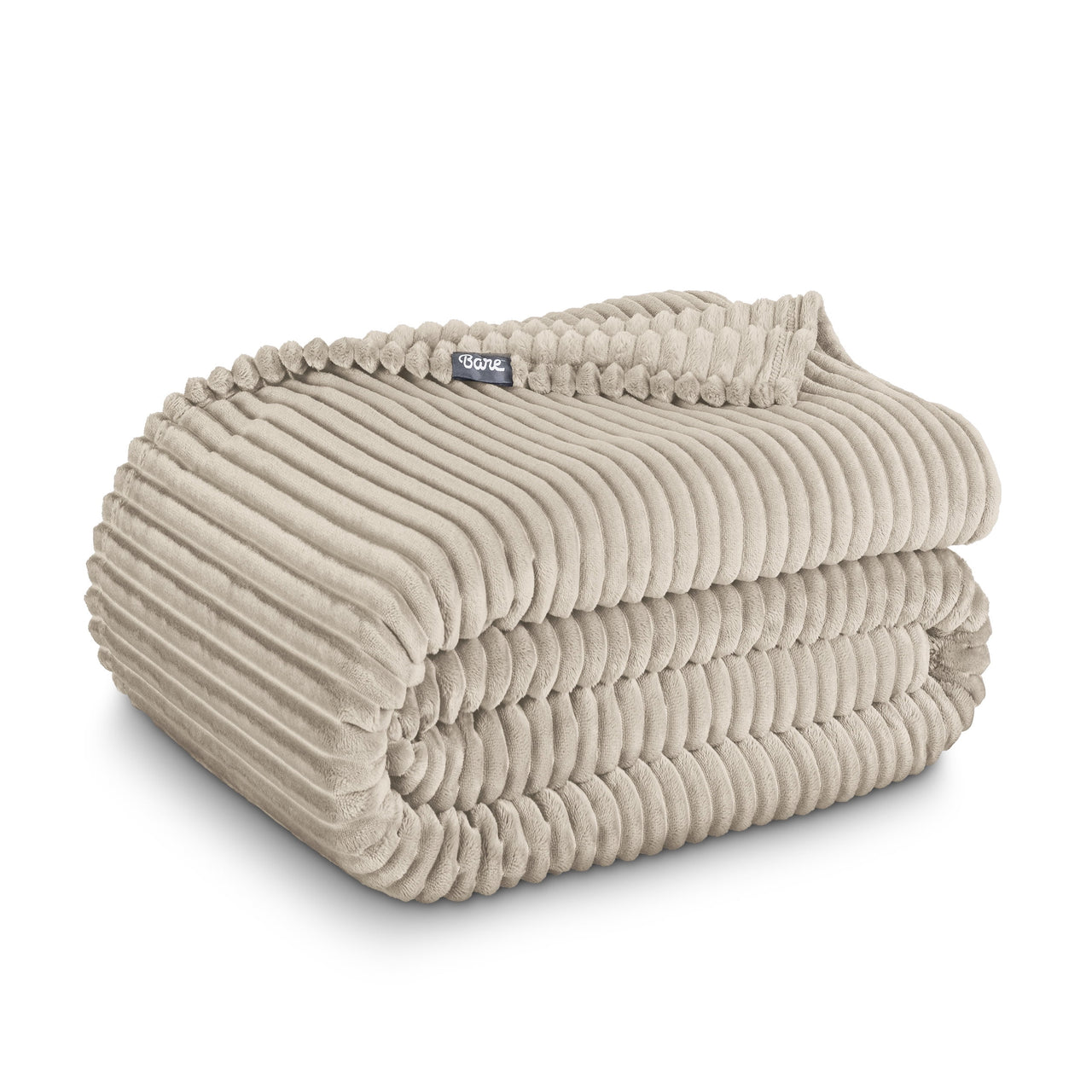 Bare Home Microplush Fleece Blanket - 300 GSM - Fuzzy Microfleece - Soft & Plush - Full/Queen, Gray