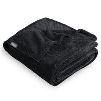 Bare Home Microplush Fleece Blanket - 300 GSM - Fuzzy Microfleece - Soft & Plush - Full/Queen, Gray