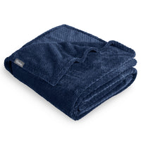 Bare Home Microplush Fleece Blanket - 300 GSM - Fuzzy Microfleece - Soft & Plush - Full/Queen, Gray