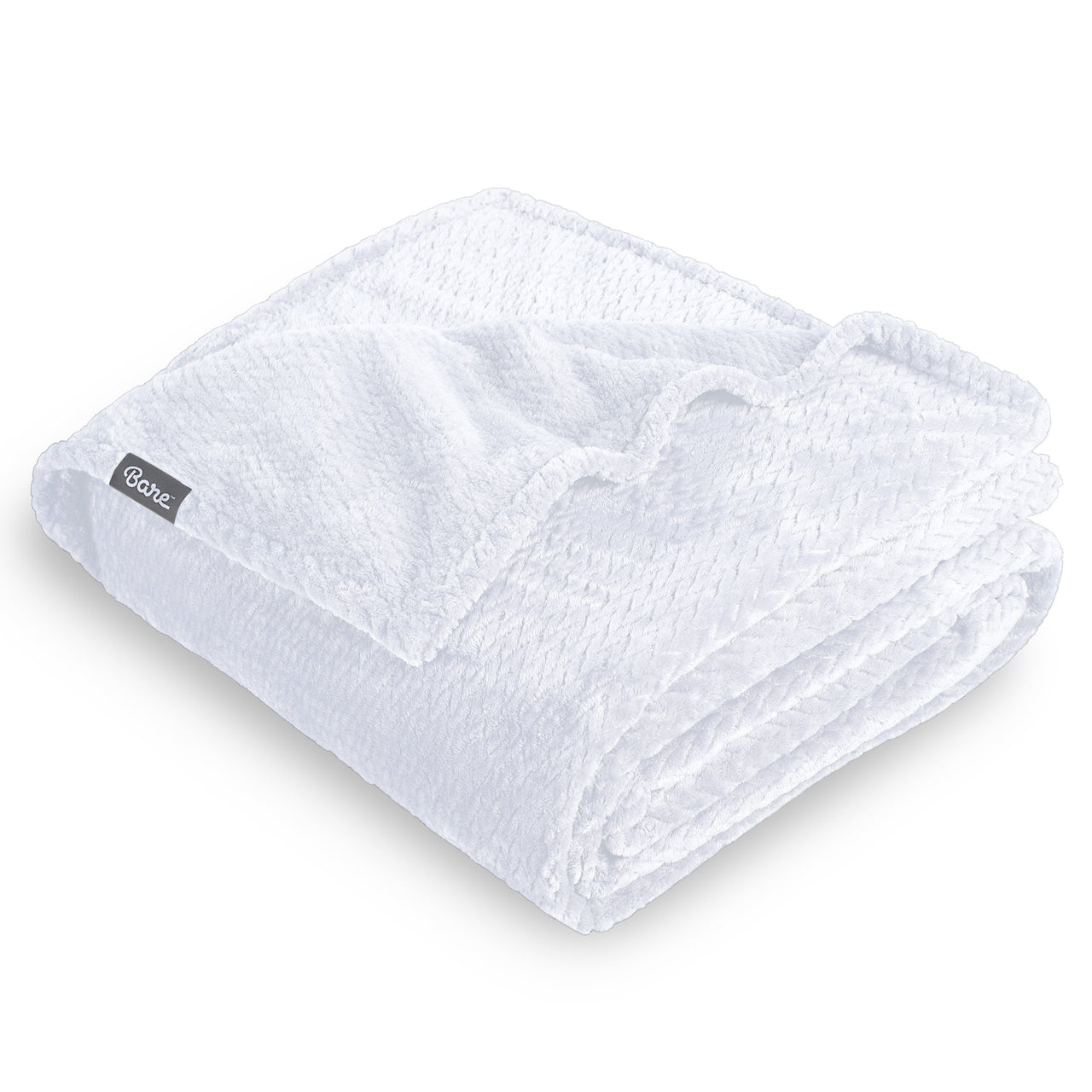 Bare Home Microplush Fleece Blanket - 300 GSM - Fuzzy Microfleece - Soft & Plush - Full/Queen, Gray