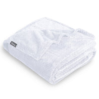 Bare Home Microplush Fleece Blanket - 300 GSM - Fuzzy Microfleece - Soft & Plush - Full/Queen, Gray
