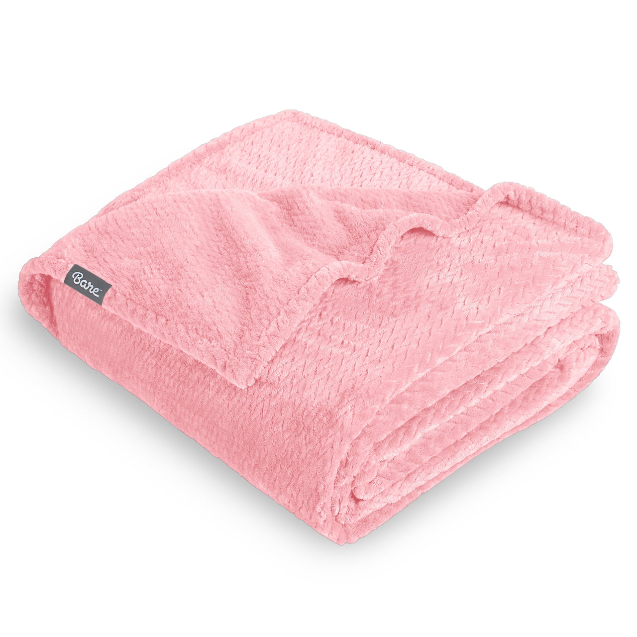 Bare Home Microplush Fleece Blanket - 300 GSM - Fuzzy Microfleece - Soft & Plush - Full/Queen, Gray