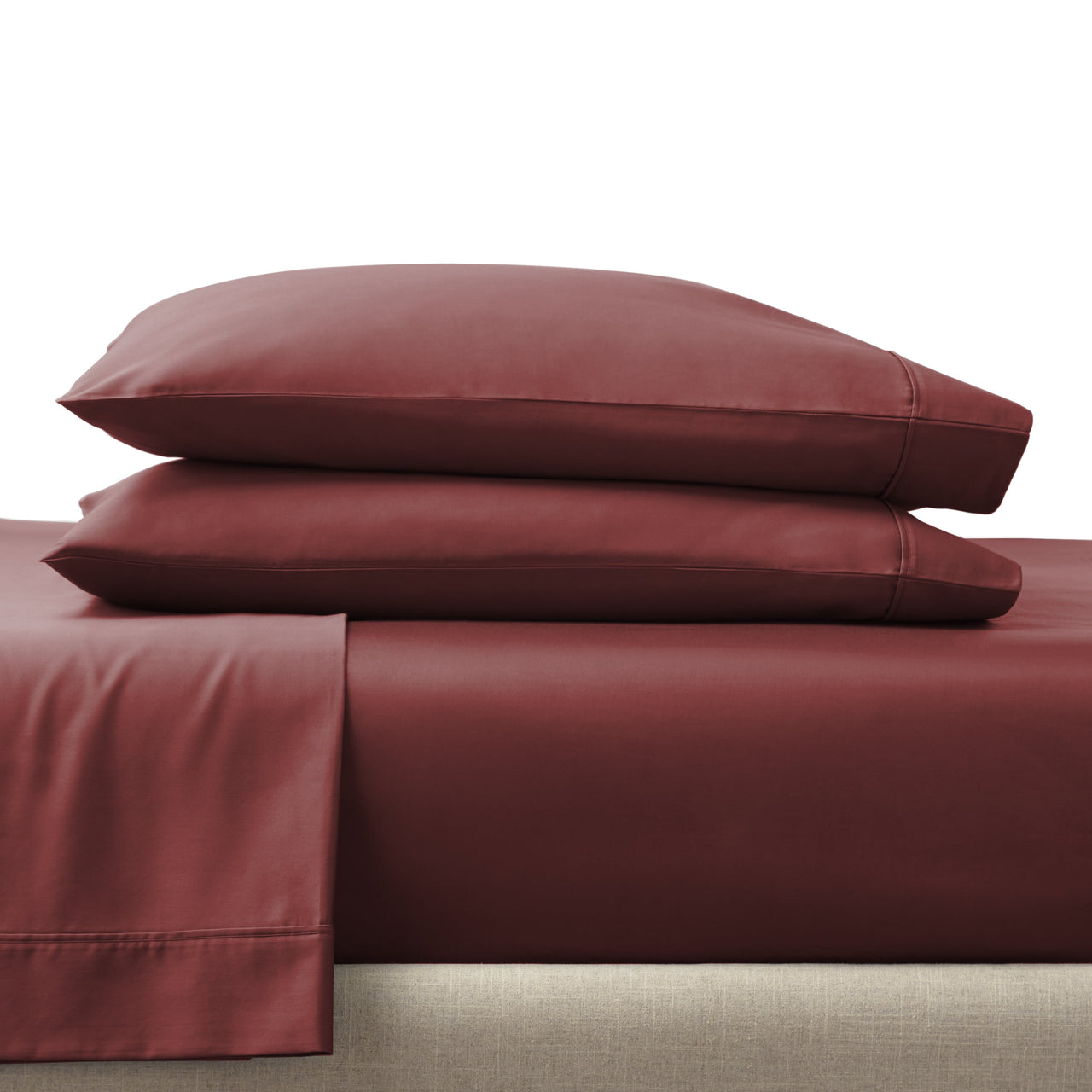 Better Homes & Gardens 4-Piece 300 Thread Count Sateen King Sheet Set, Floral Almond Biscuit