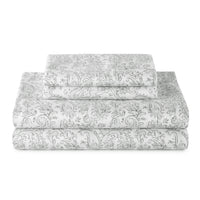 Better Homes & Gardens 3-Piece 400 Thread Count Arctic White Performance HYGROCOTTON® Sheet Set, Twin