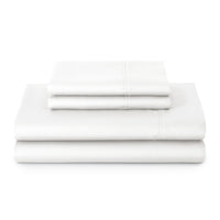 Better Homes & Gardens 4-Piece 300 Thread Count Sateen King Sheet Set, Floral Almond Biscuit