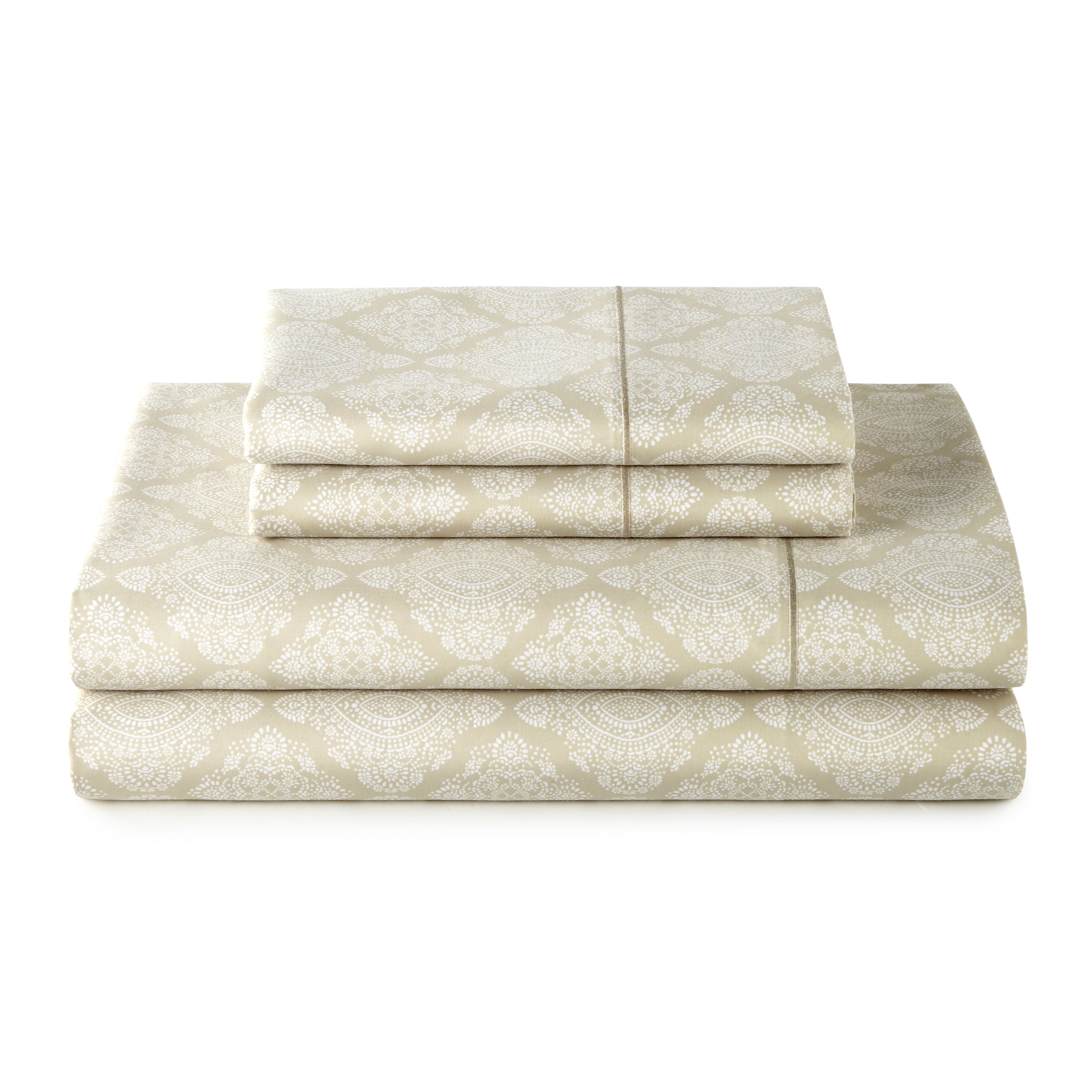 Better Homes & Gardens 3-Piece 400 Thread Count Arctic White Performance HYGROCOTTON® Sheet Set, Twin