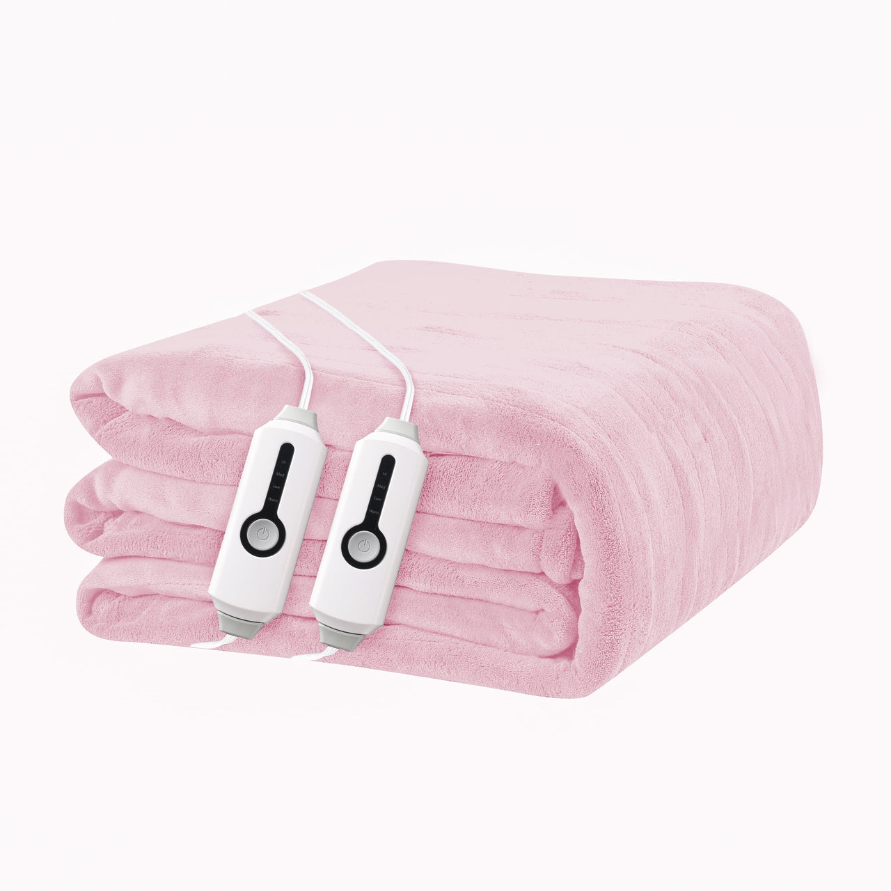 YAKEE Electric Heated Blanket 72"x84" Full Size - Soft Warm Coral Fleece, 4 Heat Levels, 10 Hours Auto-off, Machine Washable with Overheat Protection, Gray