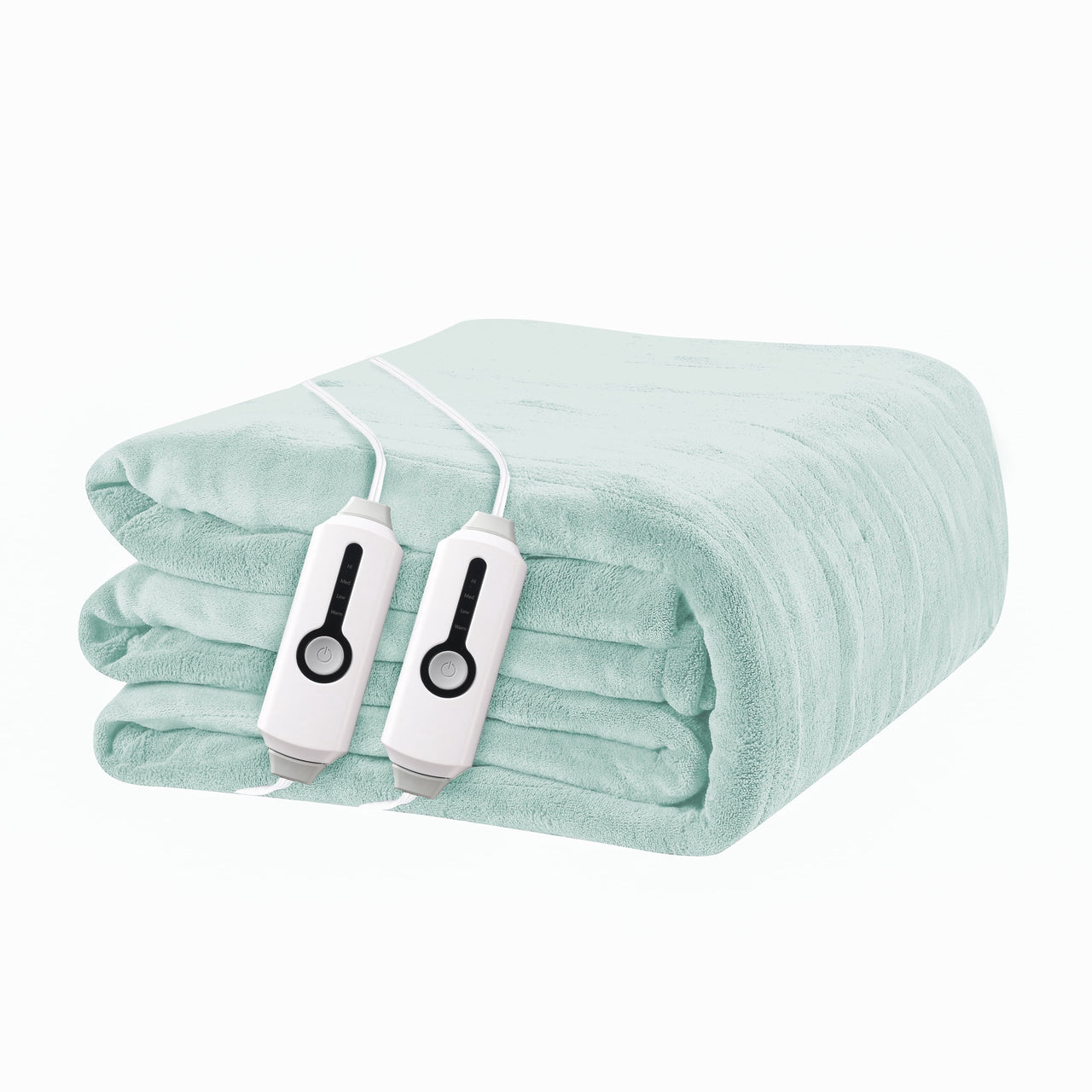 YAKEE Electric Heated Blanket 72"x84" Full Size - Soft Warm Coral Fleece, 4 Heat Levels, 10 Hours Auto-off, Machine Washable with Overheat Protection, Gray