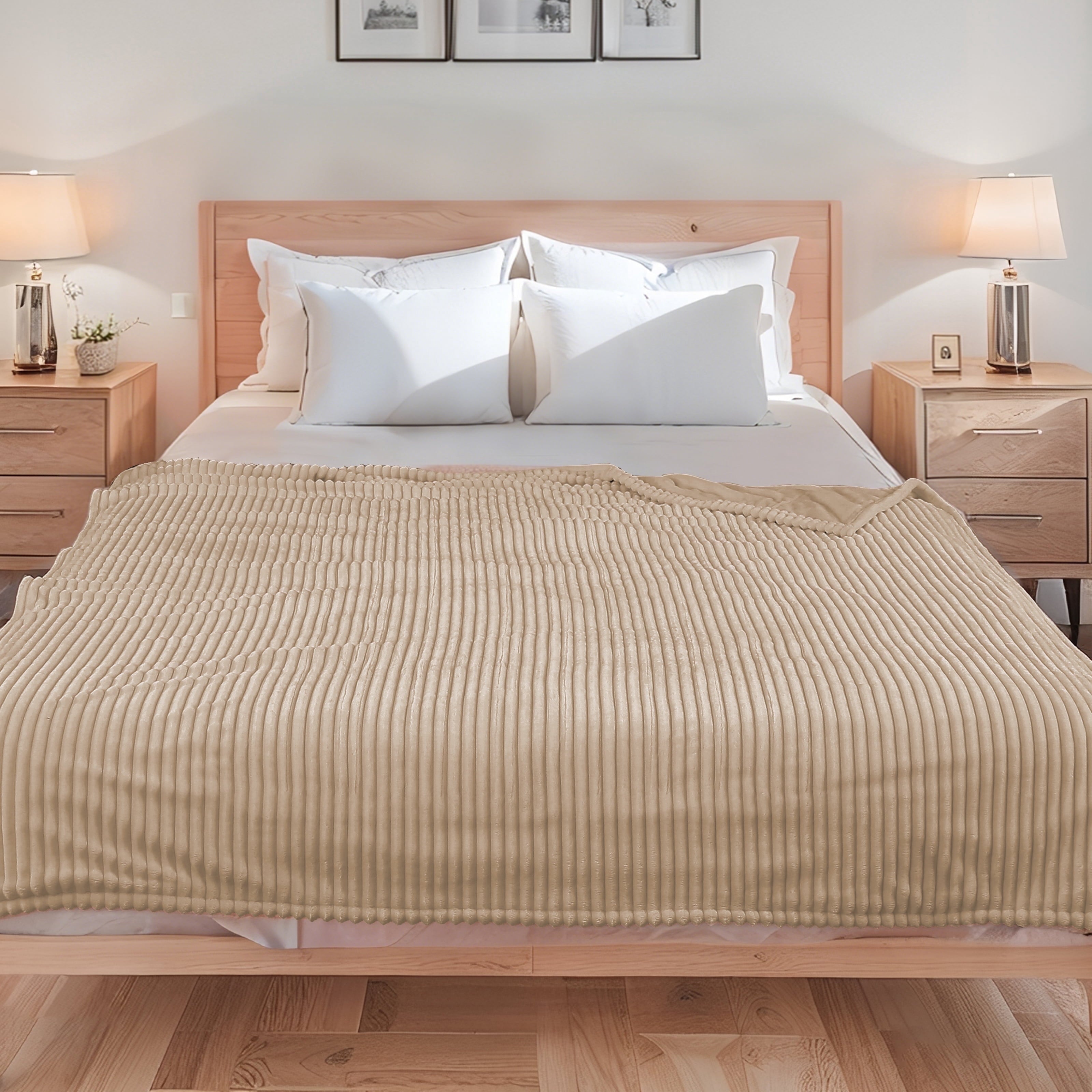 GONUES Heated Blanket 72"x 84" Full Size Soft Warm Flannel Fast Heating, 4 Fast Heating Levels & 10H Auto-off, Heat Protection, Home Office, Grey