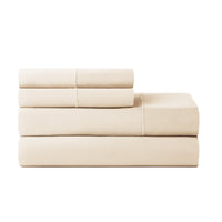 Hotel Style 4-Piece 600 Thread Count Blue Egyptian Cotton Adult Bed Sheet Set, Queen - Deep Pocket