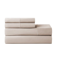 Hotel Style 4-Piece 600 Thread Count Blue Egyptian Cotton Adult Bed Sheet Set, Queen - Deep Pocket
