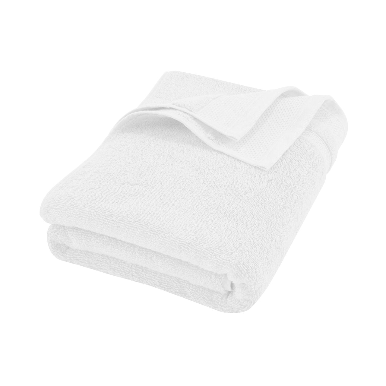 Hotel Style Luxury Bath Towel, 100% U.S. Cotton, Arctic White