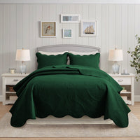 Imperial Rooms 2 Piece Quilt Set Chevron Microfiber Soft Kids Bedspreads & Pillow Shams Purple Twin