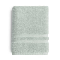 Mainstays Performance Cotton Bath Towel, Super Soft Quick Dry Fade Resistant, Solid Green