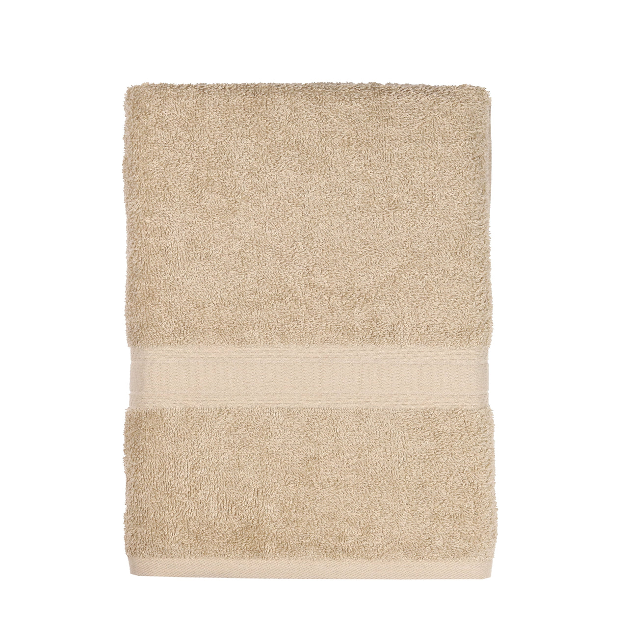Mainstays Basic Bath Towel, Soft 100%  Cotton and Highly Absorbent Bath Towel, White
