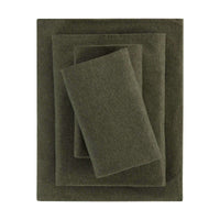 Mainstays Cotton Rich Extra Soft Jersey Bed Sheet Set, Queen, Charcoal, 4 Pieces
