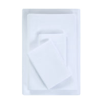 Mainstays Basic Value Microfiber Bed Sheet Set, Light Blue, Queen, 4 Piece