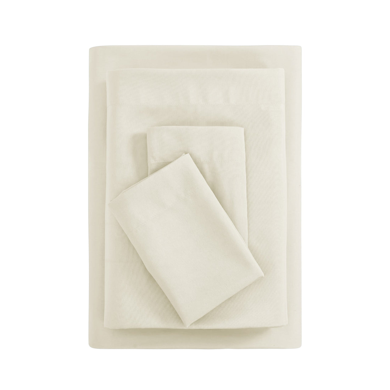 Mainstays Basic Value Microfiber Bed Sheet Set, Light Blue, Queen, 4 Piece