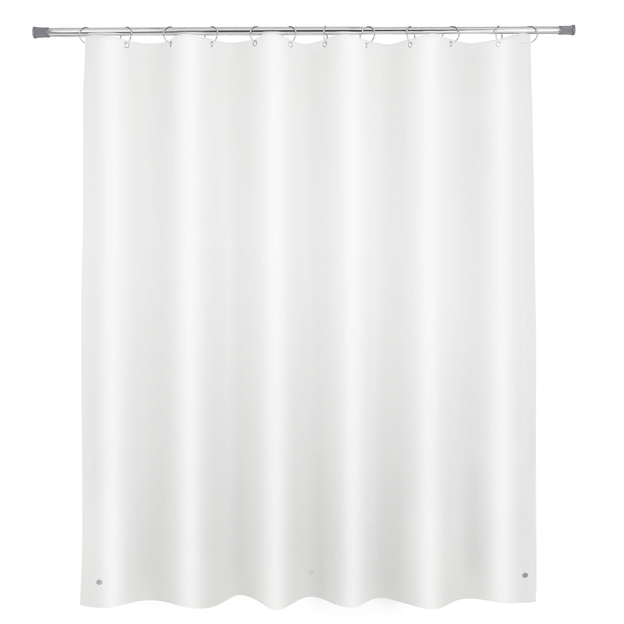 Mainstays Medium Weight PEVA Shower Curtain Liner, 70" x 71" – White