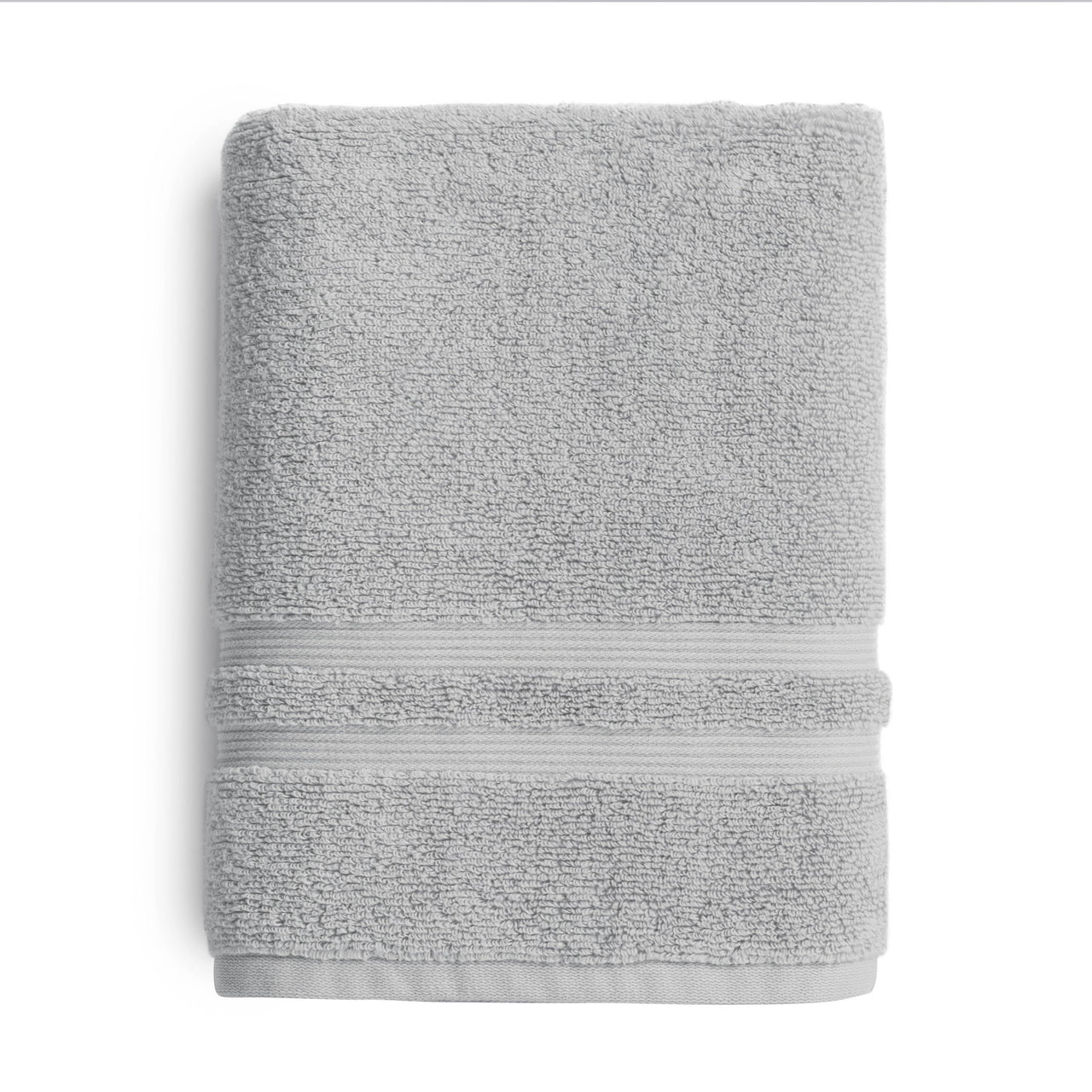 Mainstays Performance Cotton Bath Towel, Super Soft Quick Dry Fade Resistant, Solid Green