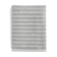 Mainstays Performance Cotton Bath Towel, Super Soft Quick Dry Fade Resistant, Textured Silver