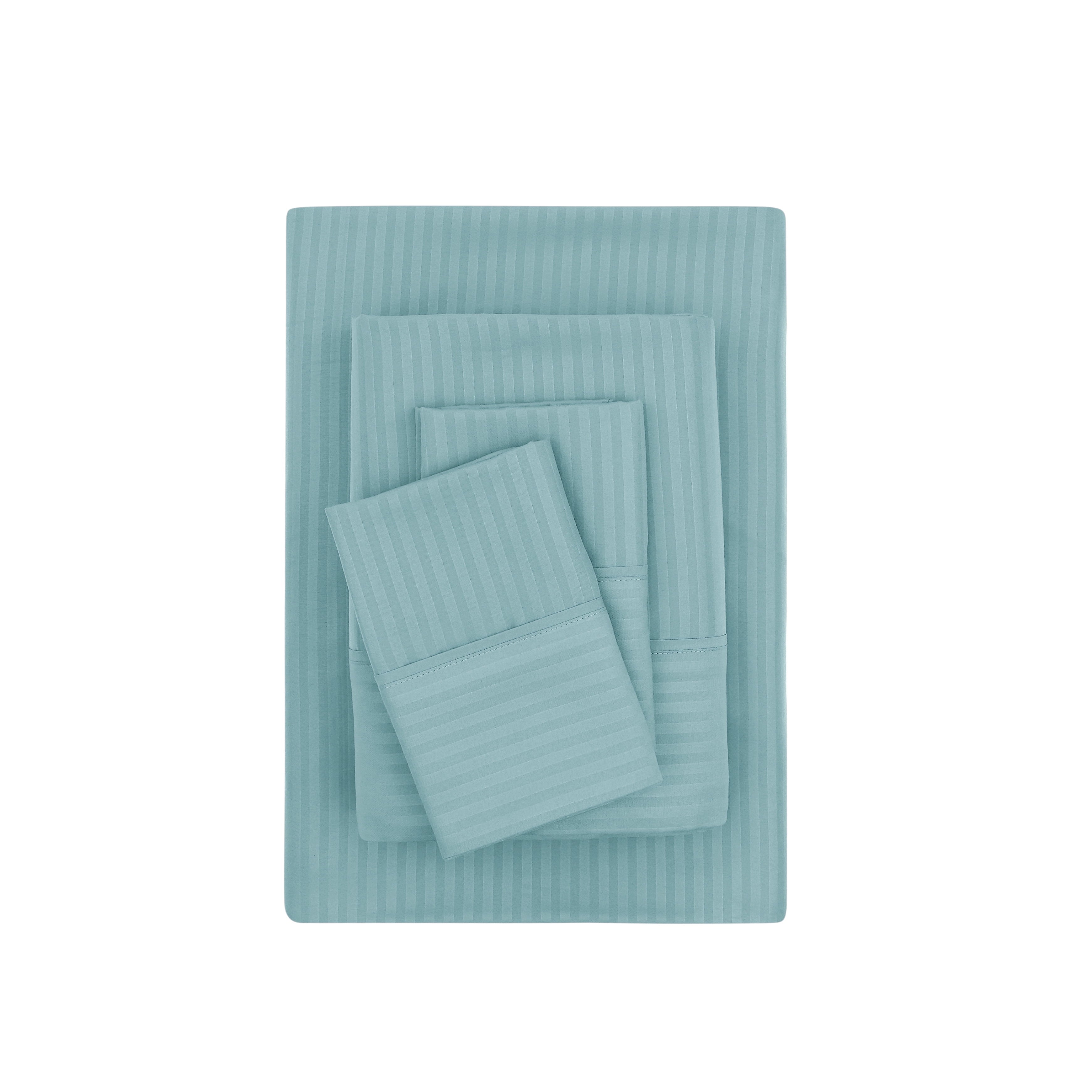 Mainstays Super Soft Brushed Microfiber Bed Sheet Set, Arctic White, Queen, 4 Piece